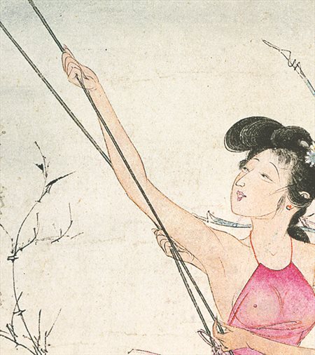 临桂县-胡也佛的仕女画和最知名的金瓶梅秘戏图